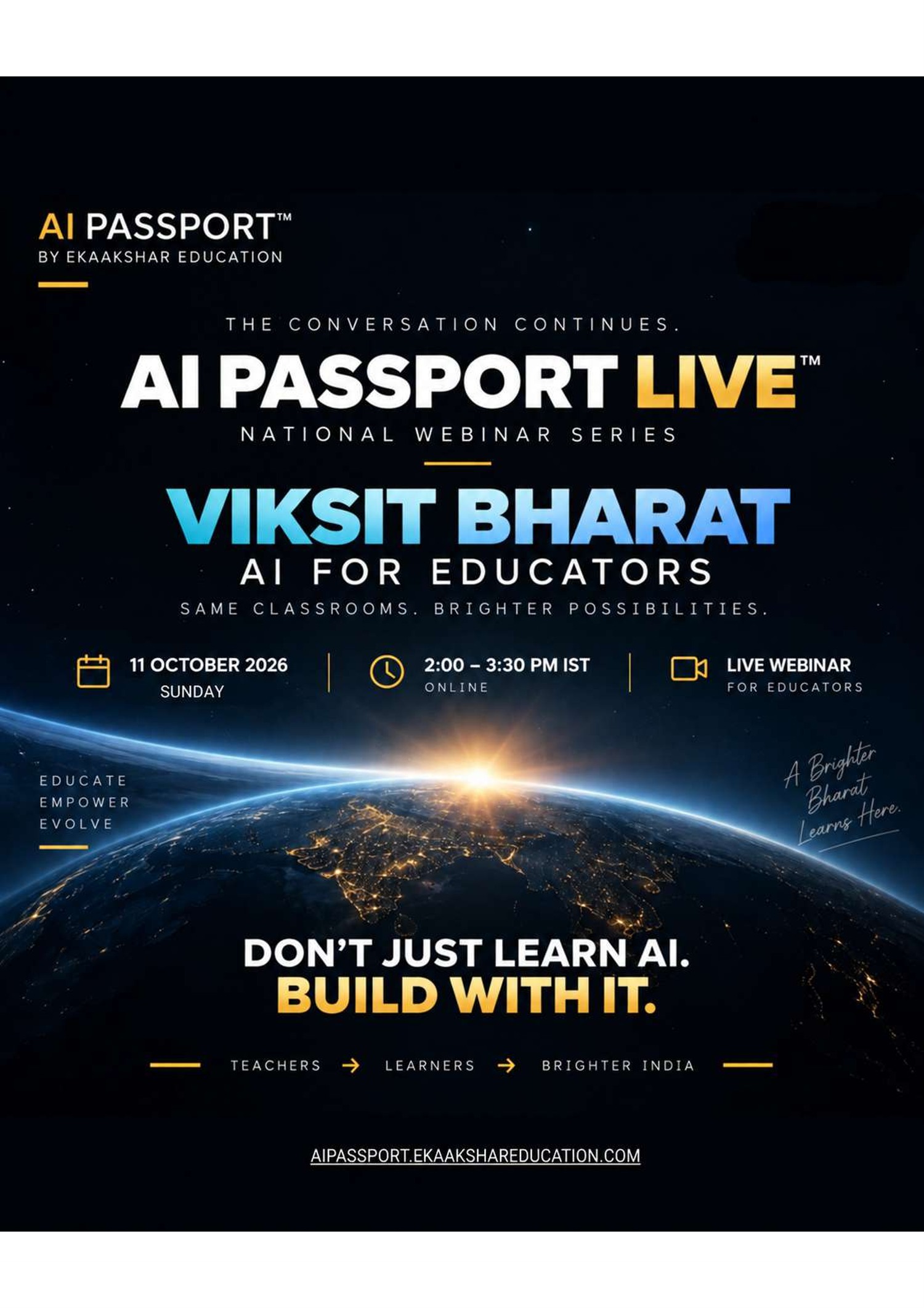 Closing session announcement for 11 October