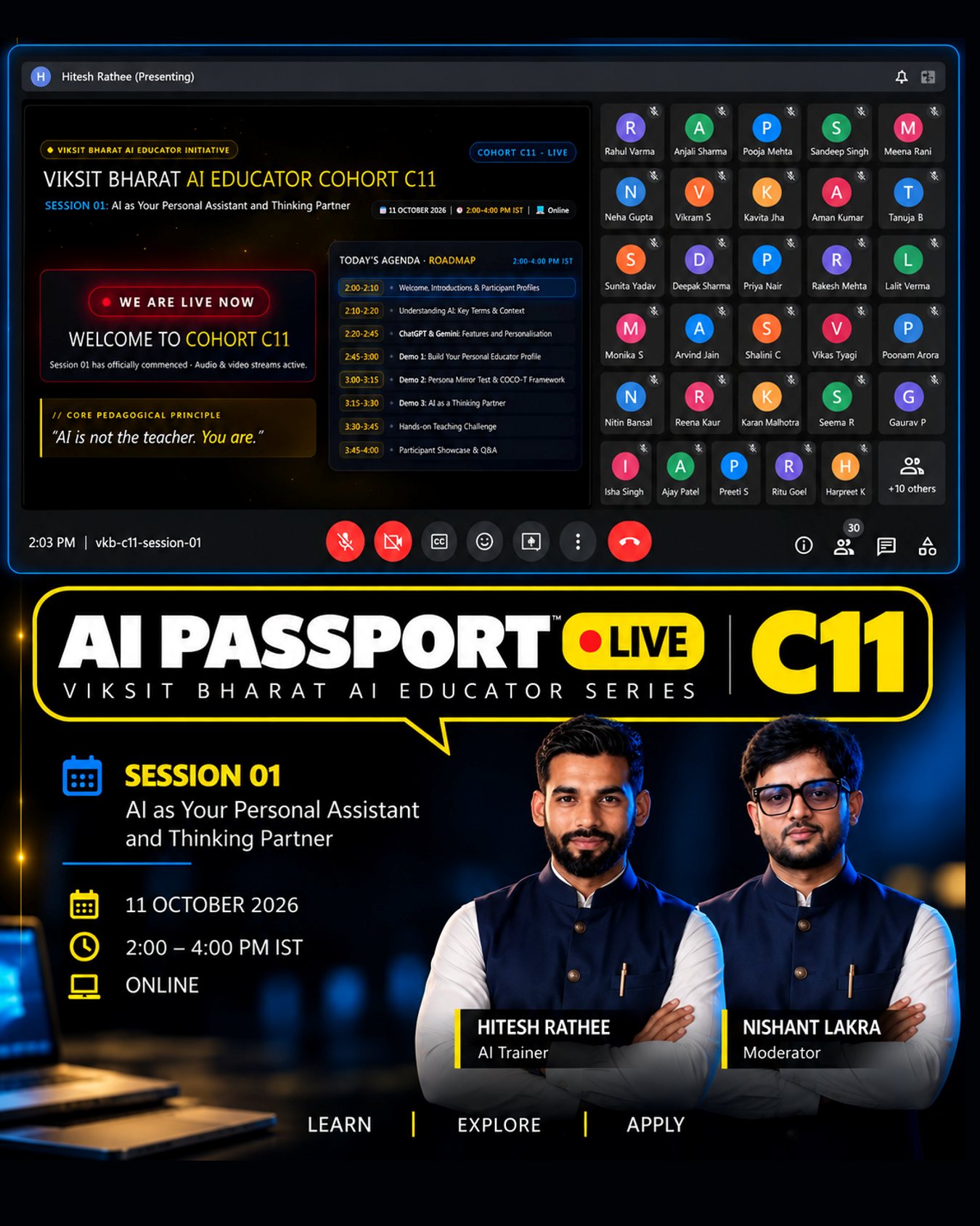 AI Passport Live C11 Session 01 Welcome and Live Stream
